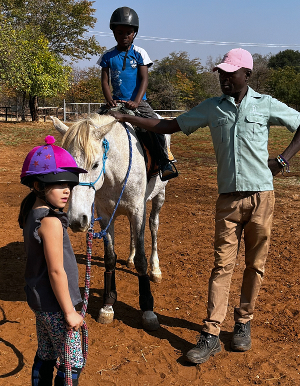 Local-Youth-Learning-Horse-Riding-Wild-Bhiza-Zimbabwe-Education-Program
